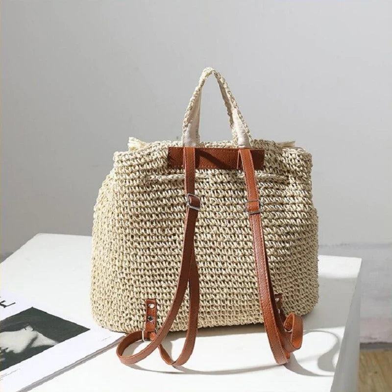 sac à dos style macramé